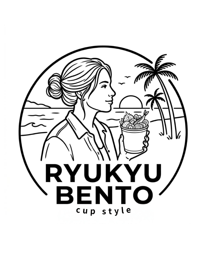 Ryukyu Bento cup style ロゴ